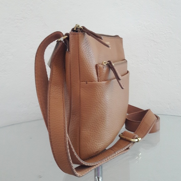 NWT FOSSIL LEATHER TESSA CROSSBODY BAG PURSE - Picture 5 of 7